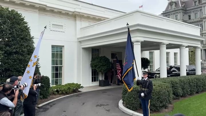 “Encantado de que esté aquí”: Trump a los periodistas tras recibir a Milei en la Casa Blanca