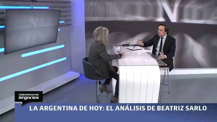 Beatriz Sarlo en Comunidad de Negocios