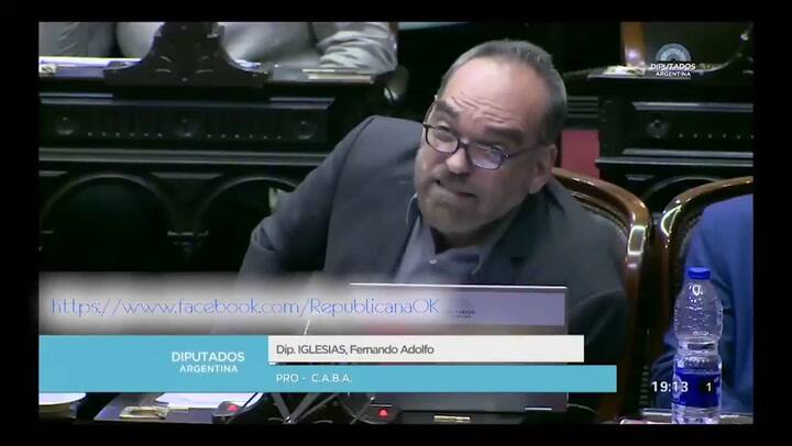 Fernando Iglesias: 'Nos da vergüenza esta sesión'