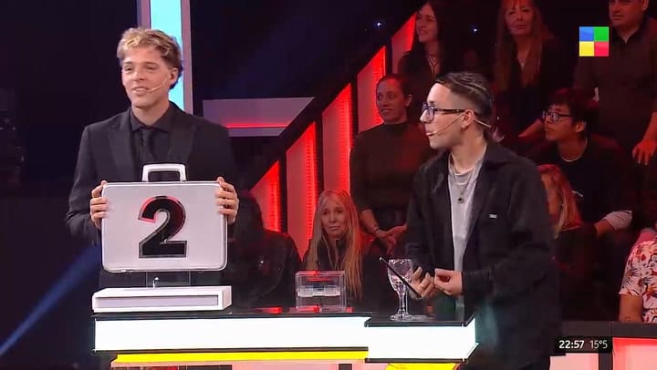 El momento donde se abrio el maletin ganador de Trato Hecho