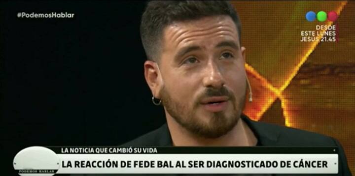 El conmovedor mensaje de Federico Bal tras superar el cáncer