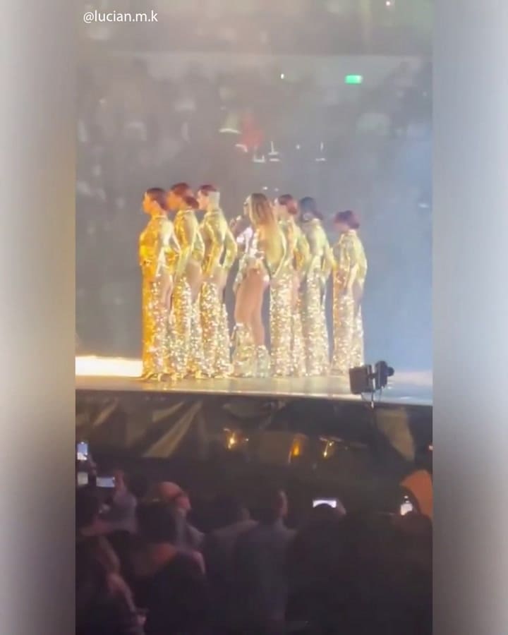 Durante su show en Londres, Beyoncé enfrentó un accidente en el vestuario