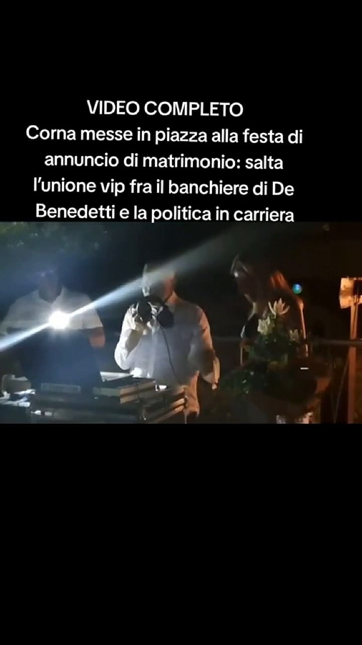 Un empresario italiano canceló su boda y dejó al descubierto a su novia