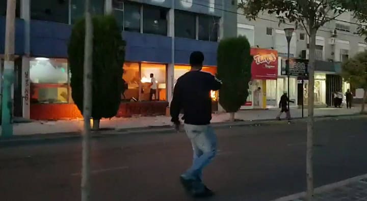 Ataque a la redacción del diario El Chubut