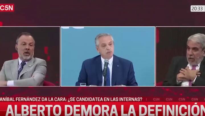 Aníbal Fernández: “las calles van a estar regadas de sangre y de muertos”