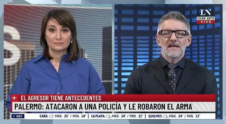 María Laura Santillán citó los dichos de Patricia Billrich para hablar de las pistolas taser