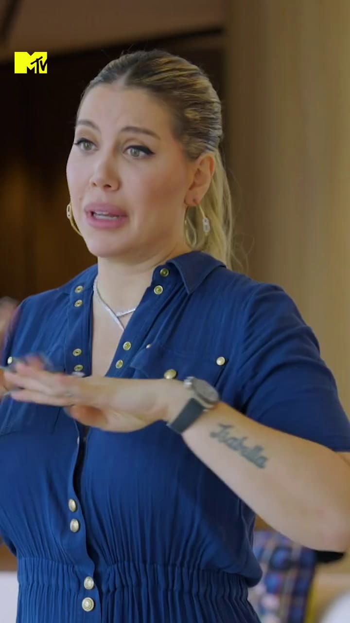 Wanda Nara mostró su departamento en Milán para la TV italiana