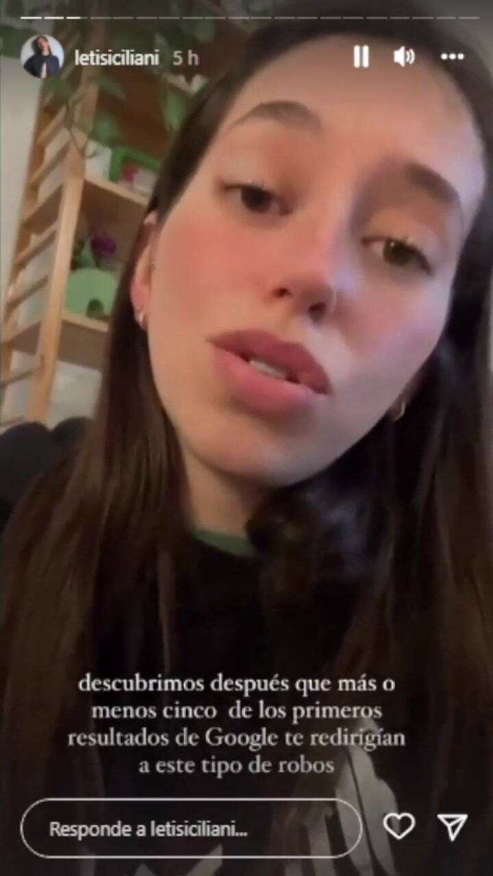 La estafa a Leticia Siciliani