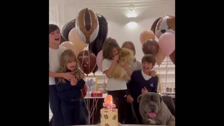 El festejo de cumpleaños de Francesa Icardi junto a su familia