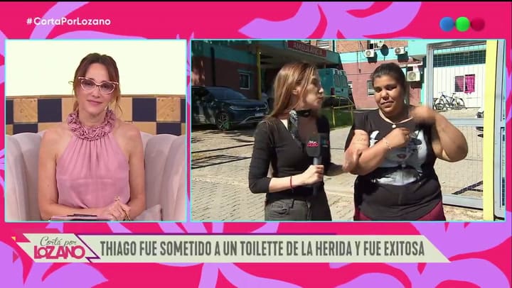 Camila habló sobre cómo se encuentra Thiago Medina