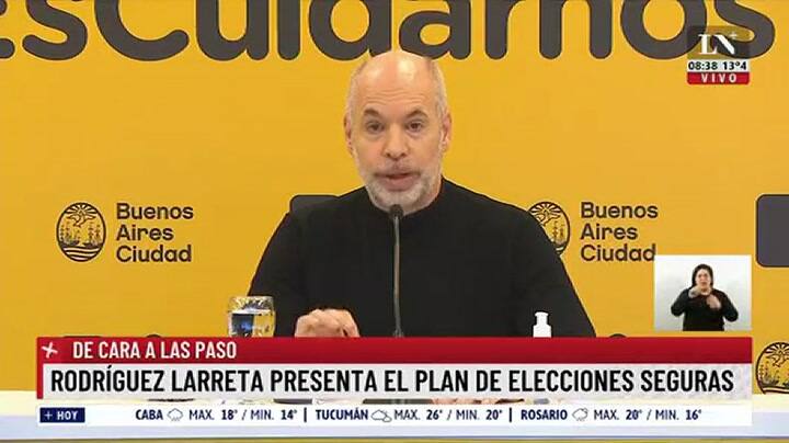 Horacio Rodríguez Larreta detalló cómo serán las PASO en la Ciudad por la pandemia