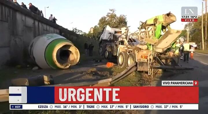 Accidente falta en Panamericana