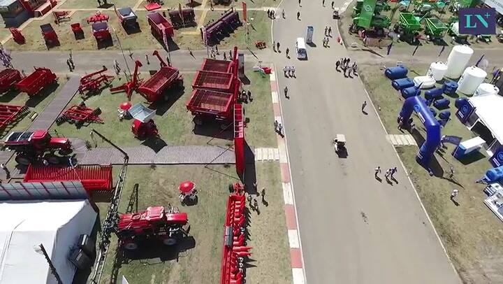Expoagro 2019, vista desde el drone de LA NACION
