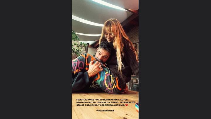 Tras la crisis, Flor Vigna le dedicó un sentido mensaje a Luciano Castro