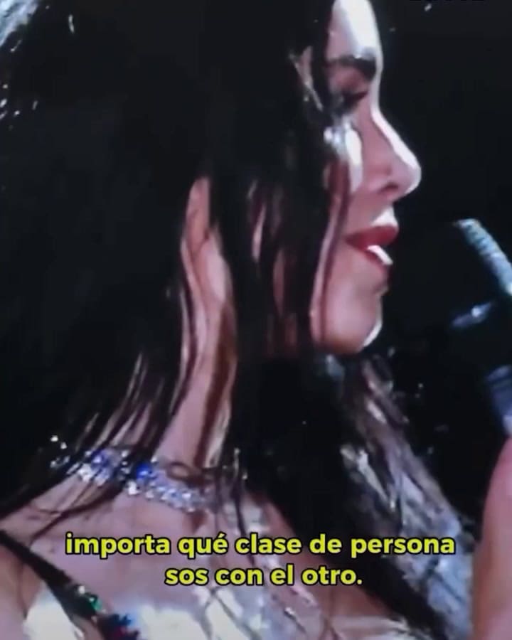 El fragmento del recital que destacaron desde la campaña solidaria