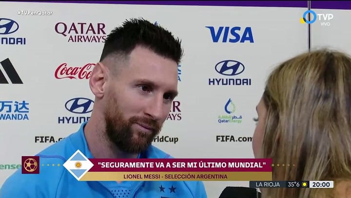 Lionel Messi con Sofía Martínez