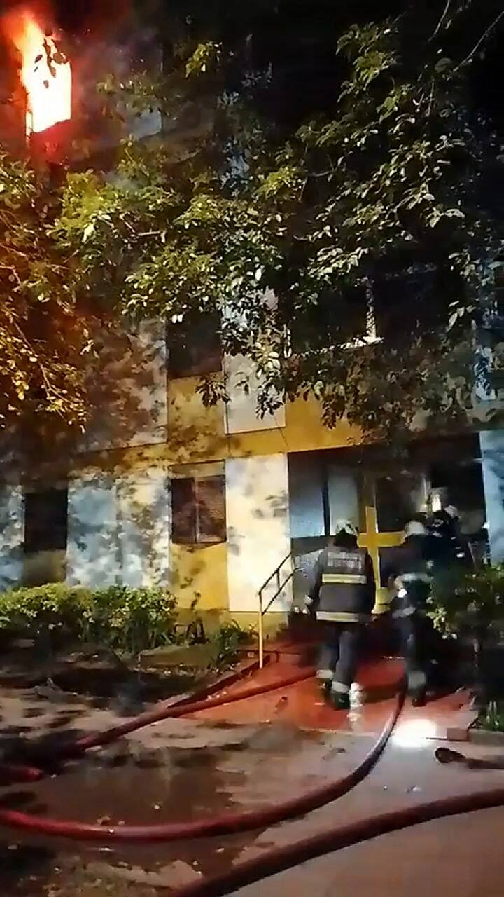 Incendio en La Pampa y Húsares, en la ciudad de Buenos Aires