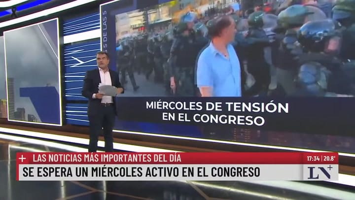 El Gobierno contra las barras bravas por la marcha de jubilados