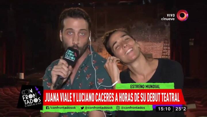 Luciano Cáceres y Juana Viale hablan sobre los rumores de romance - Fuente: El Nueve