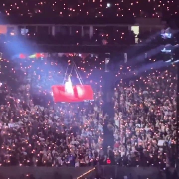La arriesgada puesta en escena de Beyoncé en un recital
