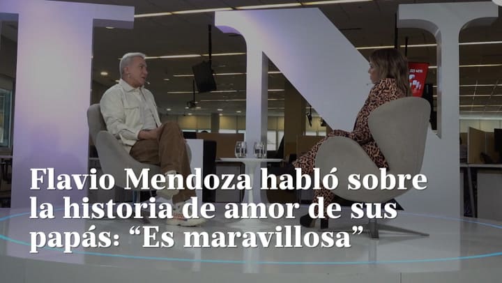 Flavio Mendoza: "La historia de amor de mis papás es maravillosa"