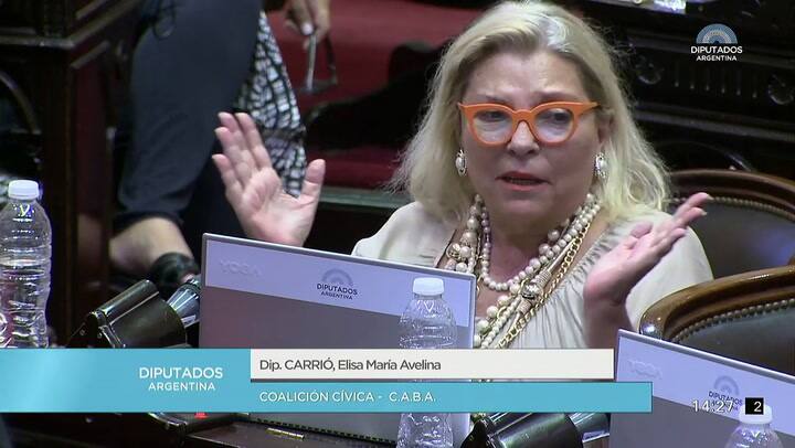 Carrió se confundió a Guzmán con Kulfas y se peleó con el diputado Ramón