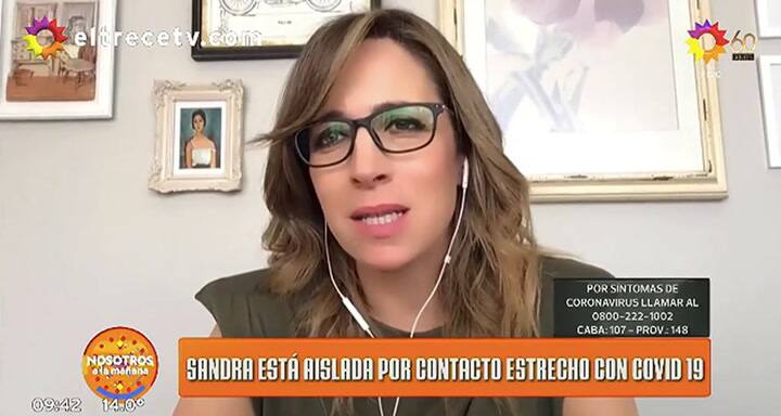 Sandra Borghi está aislada