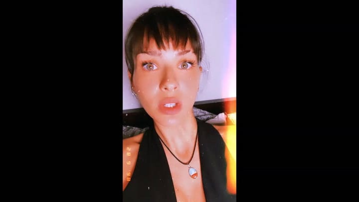 La China Suárez se emocionó con un audio que le mandó Magnolia