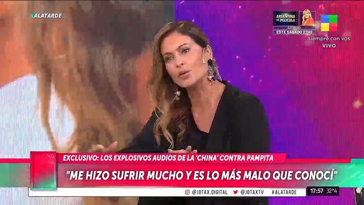 La segunda parte de los polémicos audios de la China Suárez contra Pampita