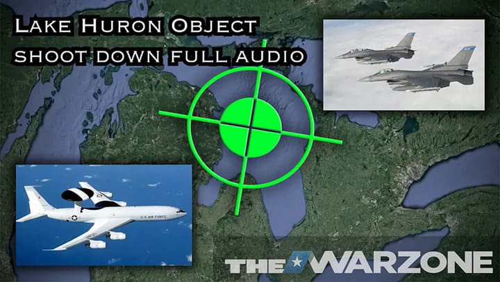 Así fue la conversación de los dos pilotos que derribaron un OVNI en EE.UU.