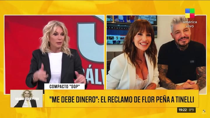 Yanina Latorre cuestionó a Marcelo Tinelli