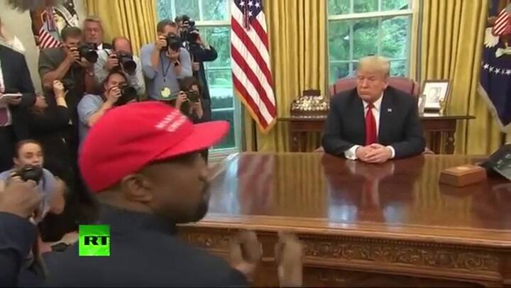 Kanye West visita Trump en la Casa Blanca - Fuente: RT