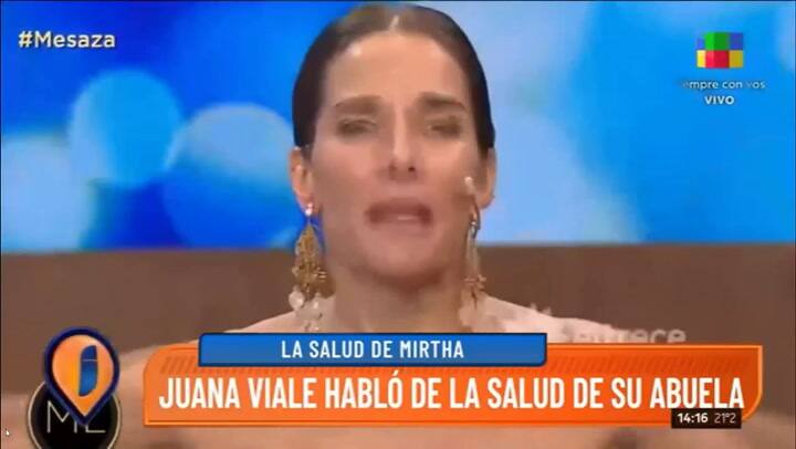 Juana Viale contó cuál fue la primera charla que tuvo con Mirtha Legrand tras su operación