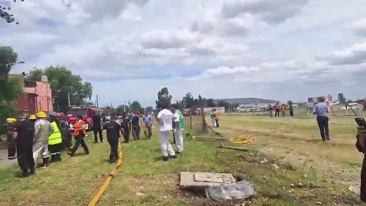 Los videos del avión que se estrelló en el aeropuerto San Fernando