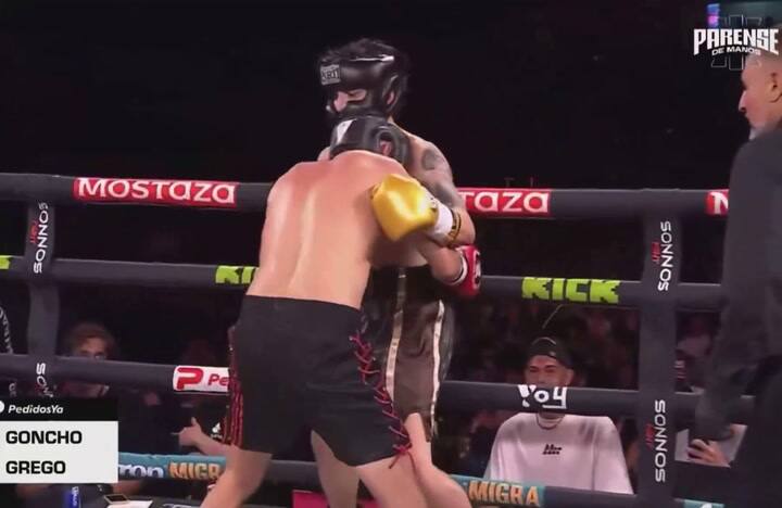 La espectacular pelea de Grego y Goncho