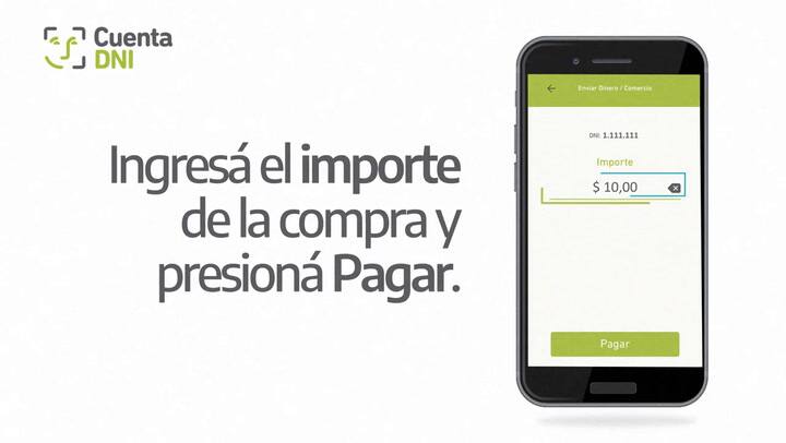 2- Paga con cuenta DNI desde tu celular