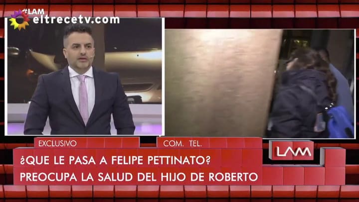Felipe Pettinato: “Lo admito y lo asumo, pero no soy un drogadicto” - Fuente: el trece