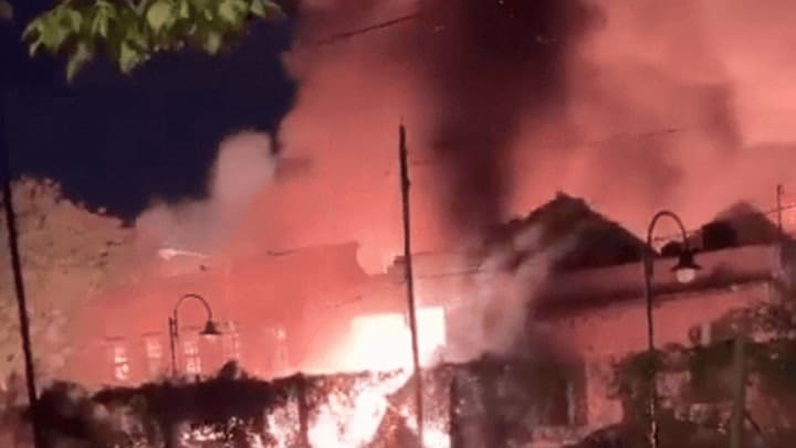 Fuerte incendio en San Fernando