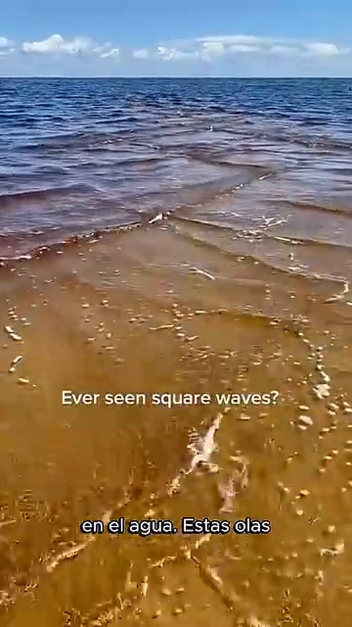 Por qué nunca deberías meterte al mar si ves que las olas forman “cuadrados” en la superficie