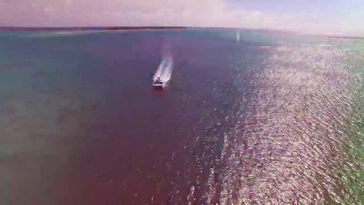 La isla de Guam vista desde un drone - Fuente: YouTube