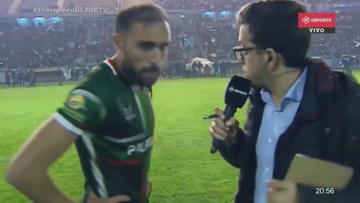 Ricardo Tapia, capitán de San Jorge : 'Esperábamos un pésimo arbitraje' - Fuente: DeporTV