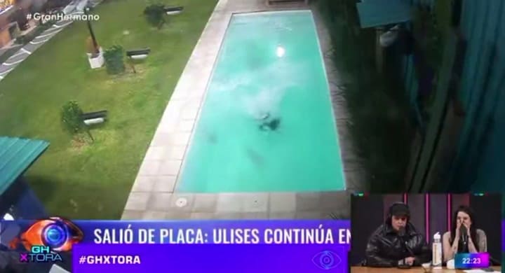 Ulises se tiró a la pileta tras salir de la placa de nominados