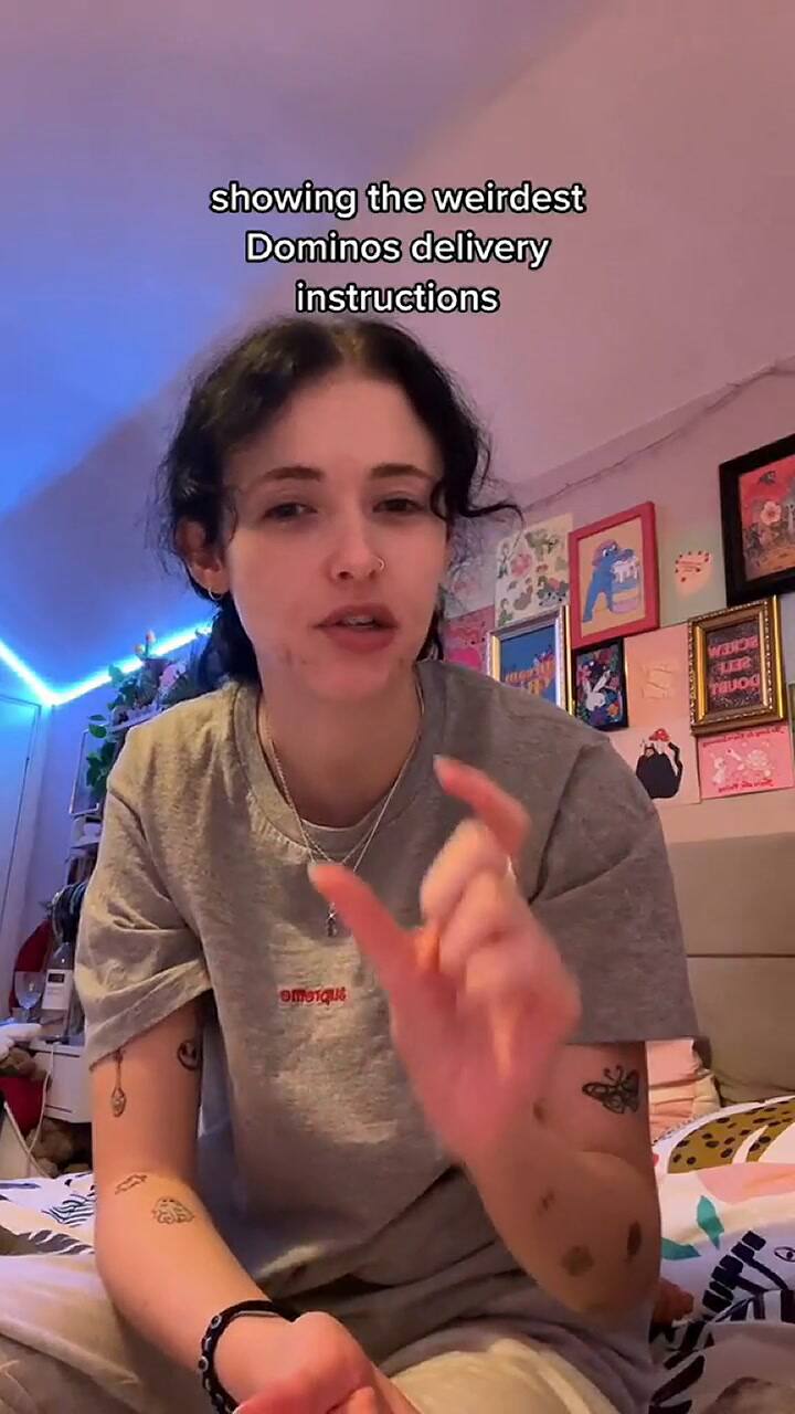 La repartidora de Domino´s se volvió viral en TikTok