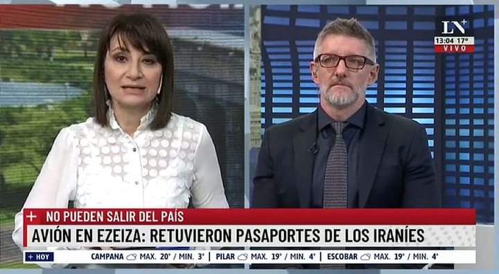 María Laura Santillán reveló quiénes serían los iraníes retenidos en Ezeiza