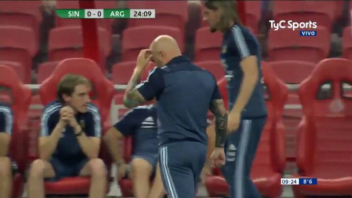 Argentina-Singapur: el 1-0 de Federico Fazio