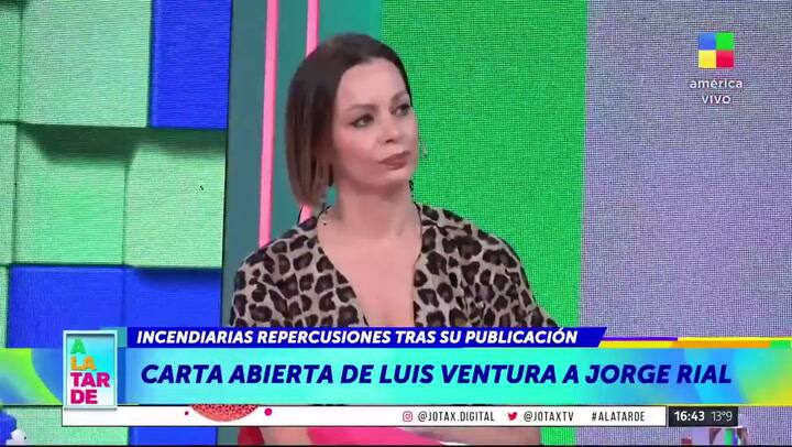 Karina Mazzocco habla sobre su compañero Luis Ventura en A la Tarde (América TV)