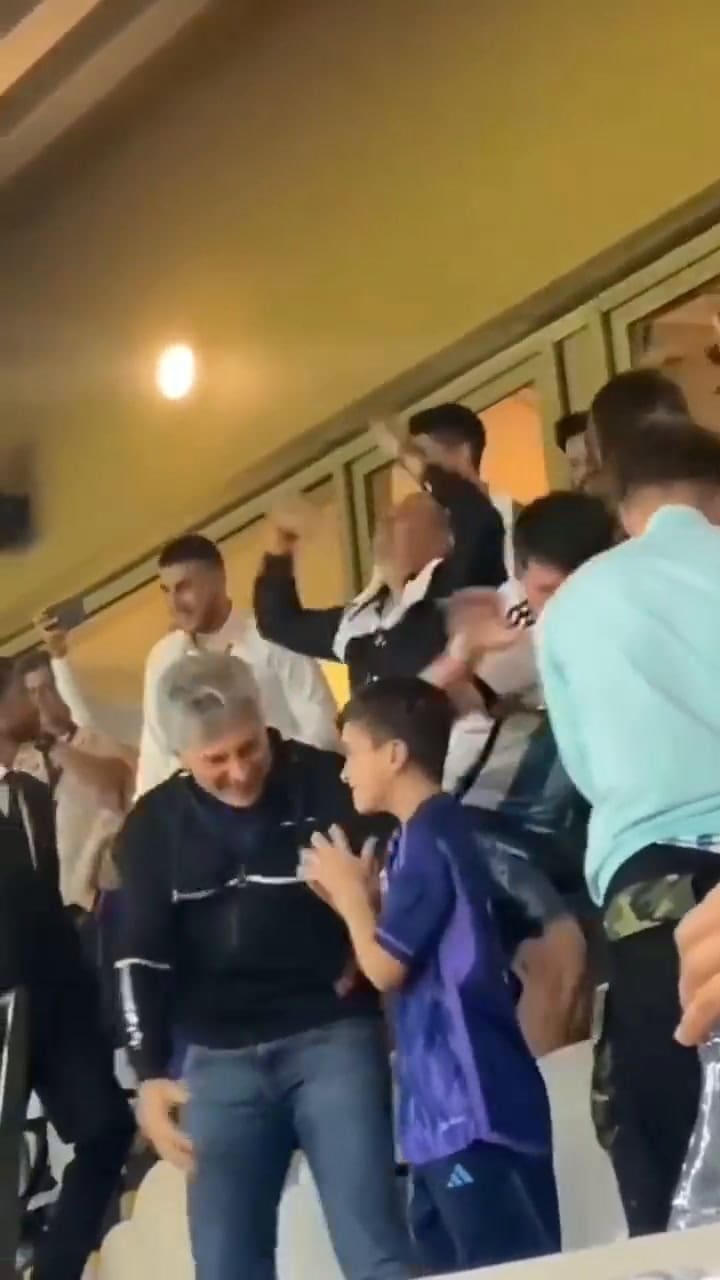 El emotivo festejo de la familia Messi