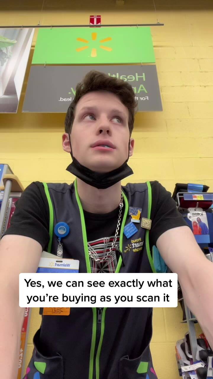 Viral de TIkTok: así vigialn en Walmart las cajas de autopago
