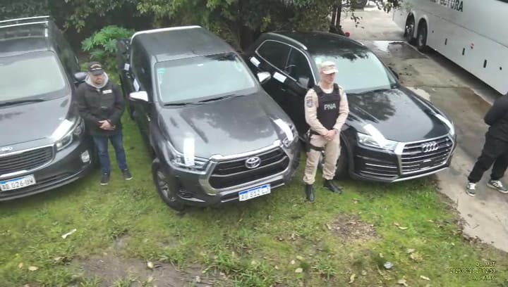 Los autos secuestrados por orden judicial