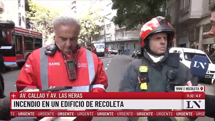 Incendio Recoleta